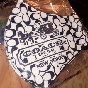 White Coach Face Mask